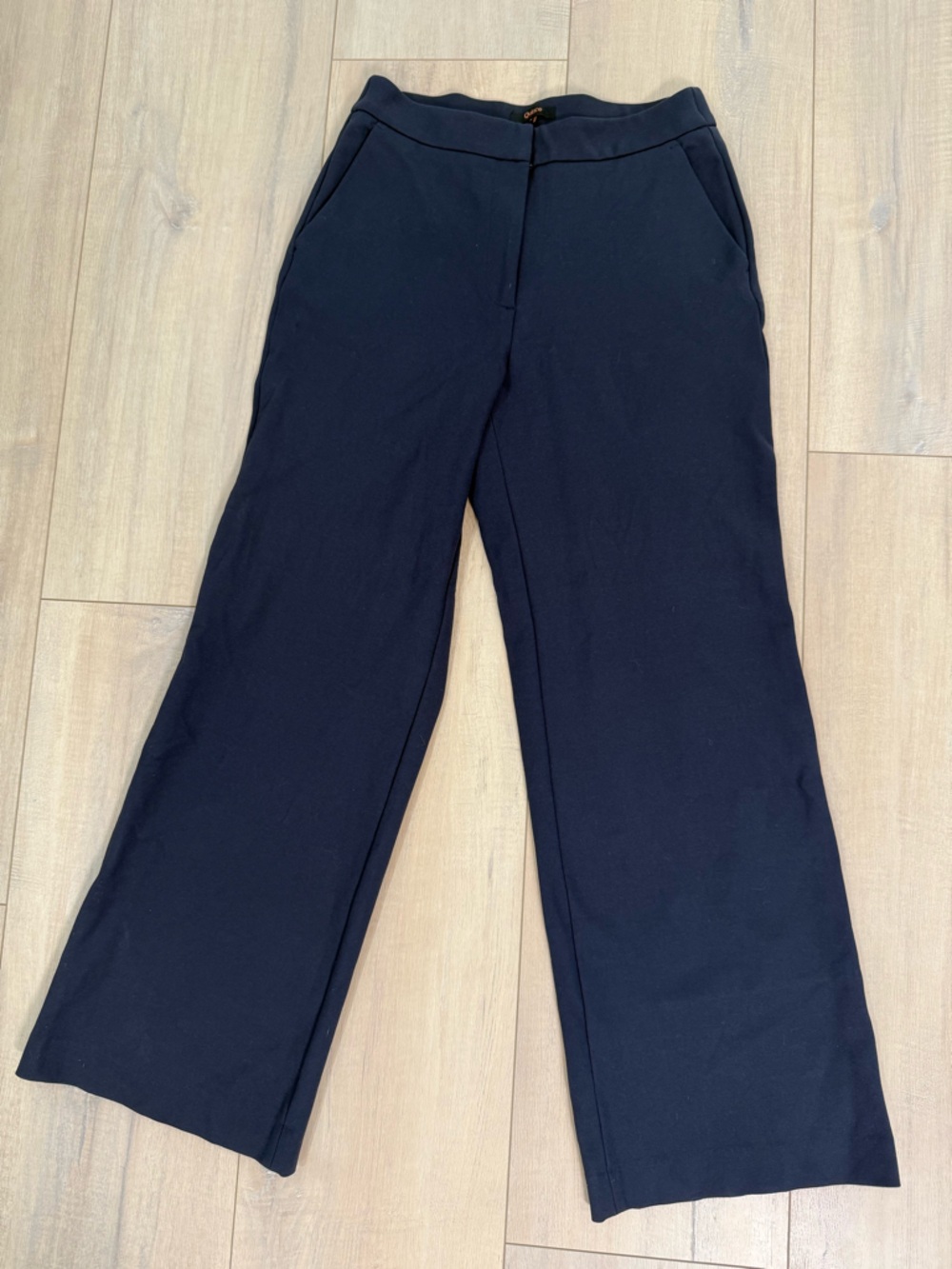 Quince Wide-Leg Trousers in Navy